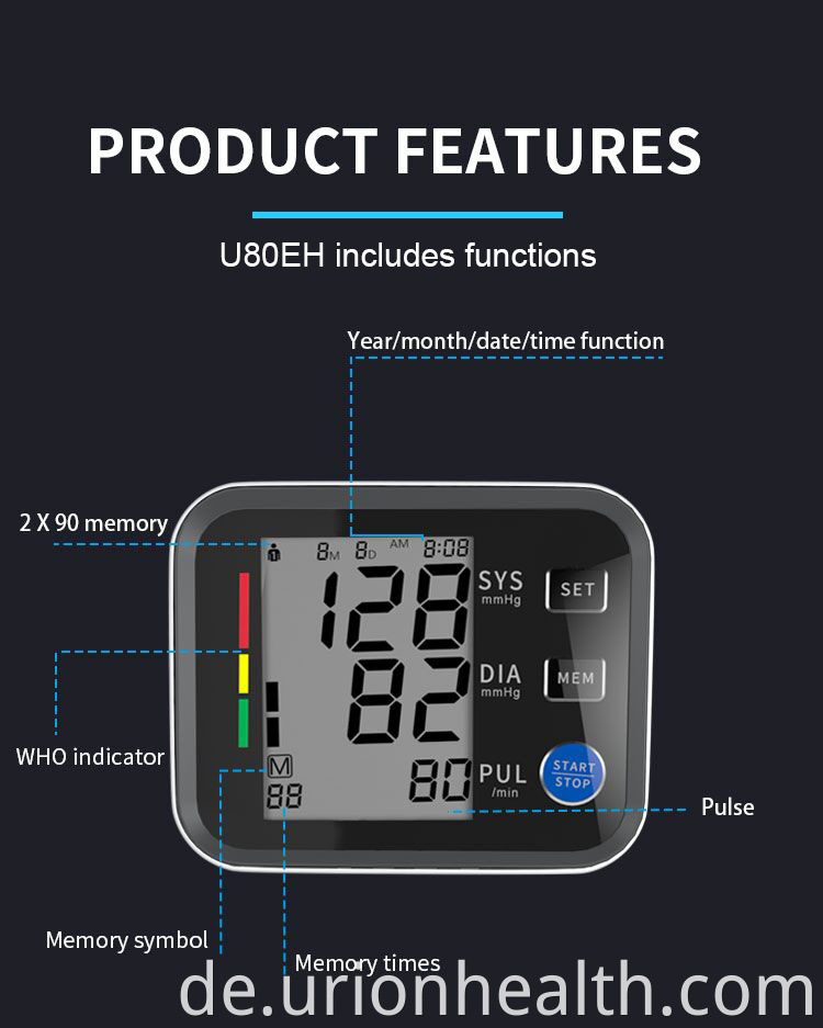 digital arm blood pressure monitor